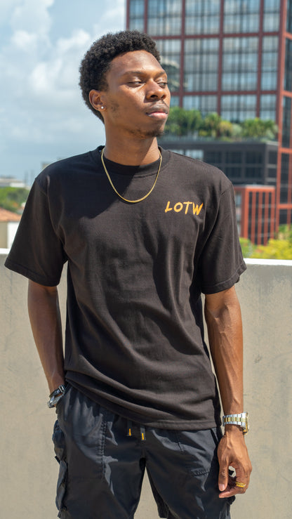 BLACK & GOLD 'BTL' TEE!