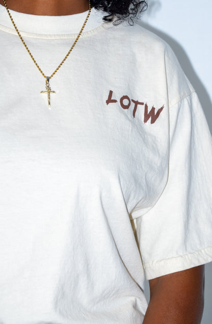 TAN & BROWN 'BTL' TEE