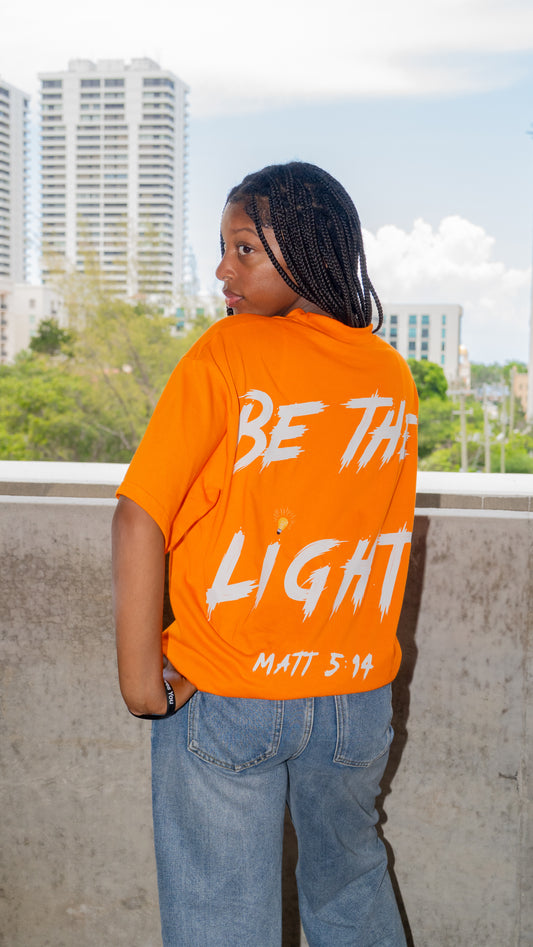 ORANGE & WHITE 'BTL' Tee